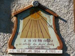 cadran solaire de la chapelle en valgaudemar
