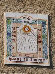 cadran solaire de sainte-croix-du-verdon