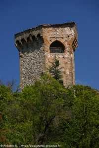 la tour pentagonale de Castellane