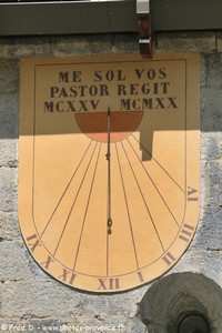 cadran solaire de l'église Saint-Martin