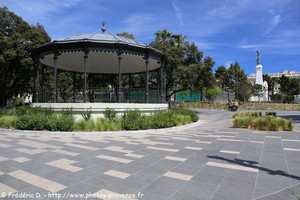 le kiosque à musique du Jardin Albert I° à Nice