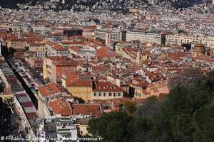 le Vieux Nice vu depuis la colline du château