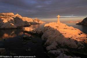 coucher de soleil sur le Cap Croisette