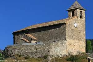 l'&eacute;glise Saint-Pierre-et-Saint-Paul de Castellet-les-Sausses