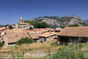 Claret, village des Alpes-de-Haute-Provence