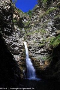 cascade de la Lance à Colmars-les-Alpes