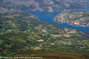 La Bréole et le lac de Serre-Ponçon