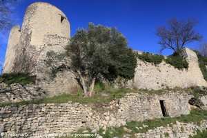 ruines du château féodal de Peyruis