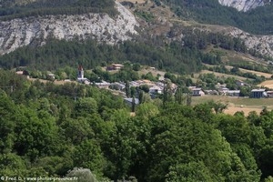 Thorame-Basse dans les Alpes de Haute Provence