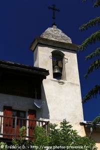 clocher de la chapelle des Pénitents d'Abriès
