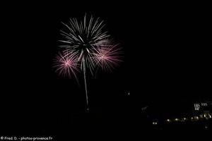 feu d'artifice du 14 juillet à Briançon