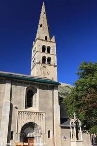 l'église Saint-Etienne de Monêtier-les-Bains