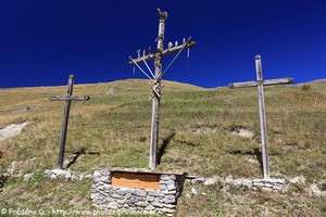 croix de mission à Saint-Véran