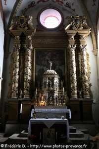 autel de l'église de Vallouise