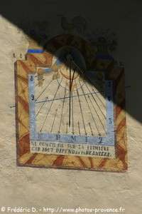 cadran solaire du Villard à Vallouise