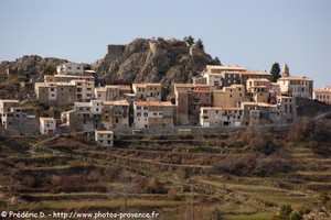 village d'Ascros dans les Alpes-Maritimes
