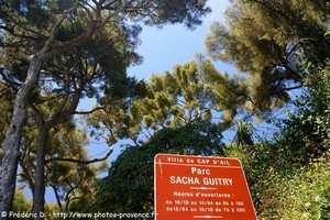 le parc Sacha Guitry de Cap d'Ail