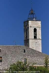 clocher de l'église Saint-Jacques de la colle-sur-loup