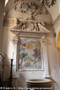 mosaïque de Marc Chagall dans la cathédrale de Vence