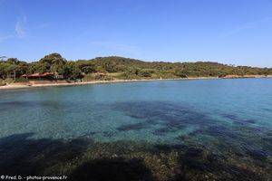 la plage d'argent &agrave; Porquerolles