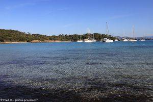 la plage d'argent &agrave; Porquerolles