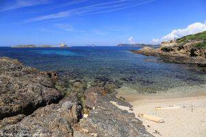 la calanque du Maure face au fort du Petit Langoustier