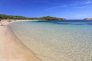 la plage blanche du Grand Langoustier