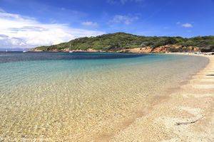 la plage blanche du Grand Langoustier