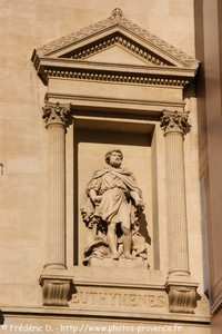 statue d'Euthymènes au palais de la bourse de Marseille