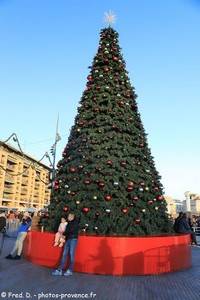 sapin de No&euml;l &agrave; Marseille
