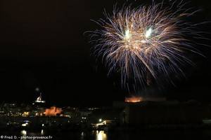 feu d'artifice de Marseille pour No&euml;l 2025
