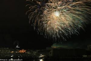 feu d'artifice de Marseille pour No&euml;l 2025