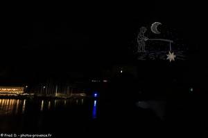 spectacle de drons &agrave; Marseille pour No&euml;l 2025