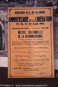 anniversaire de la Libération à Notre-Dame-de-la-Garde