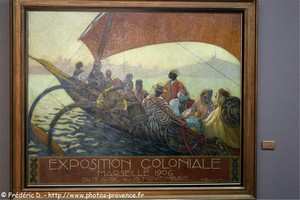peinture de D. Dellepiane sur l'exposition coloniale de 1906