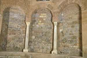 mur de l'abside du XIe siècle
