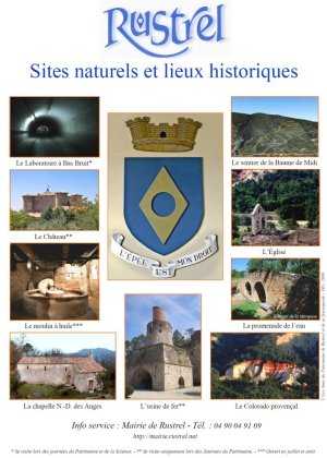 sites naturels et lieux historiques de Rustrel